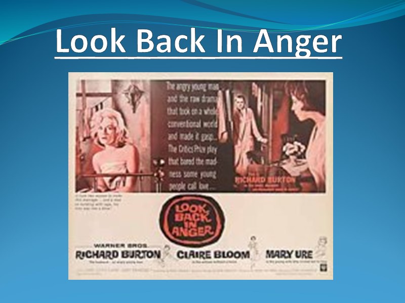 Look Back In Anger